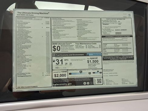 New 2026 BMW 330i 330i w/ Convenience Package image 30