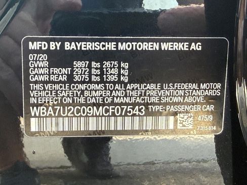 Used 2021 BMW 750i xDrive w/ M Sport Package AWD/4WD image 31