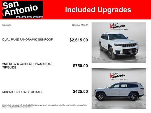 New 2025 Jeep Grand Cherokee L Limited w/ MOPAR Finishing Package RWD image 6
