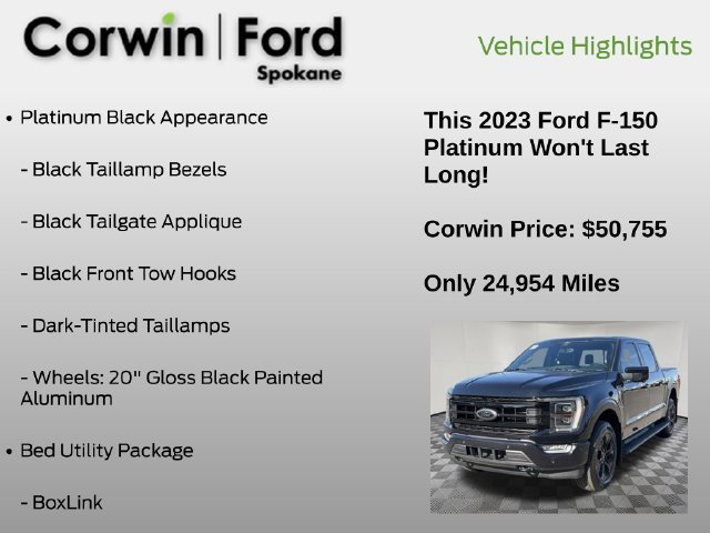 Certified 2023 Ford F150 Platinum AWD/4WD image 13