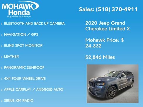Used 2020 Jeep Grand Cherokee Limited X image 7
