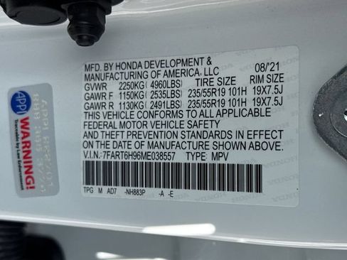 Used 2021 Honda CR-V Touring image 17