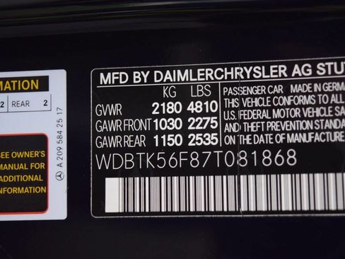 Used 2007 Mercedes-Benz CLK 350 Cabriolet image 82