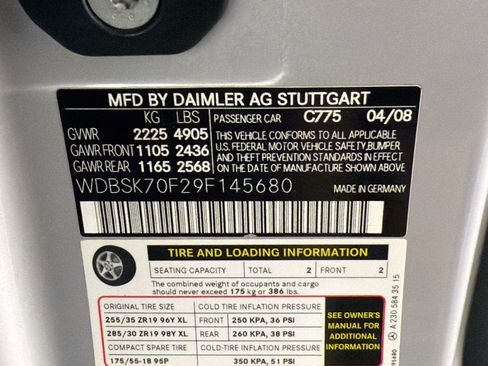 Used 2009 Mercedes-Benz SL 63 AMG image 25
