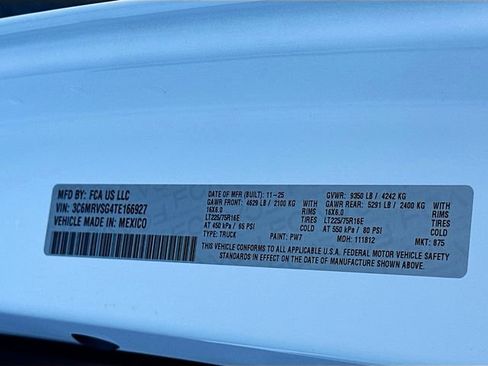 New 2026 RAM ProMaster 3500 w/ Storage Group image 18