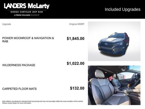 Used 2022 Subaru Outback Wilderness w/ Wilderness Package image 15