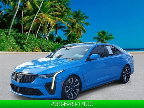 Certified 2023 Cadillac CT4 V Blackwing w/ Driver Assist Package RWD image 1