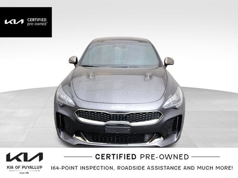 Certified 2022 Kia Stinger GT2 w/ Red Interior Color Package RWD image 3