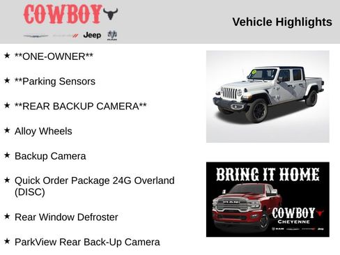 Used 2023 Jeep Gladiator Overland image 2