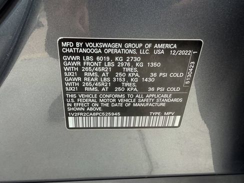 Used 2023 Volkswagen Atlas SEL Premium AWD/4WD image 30