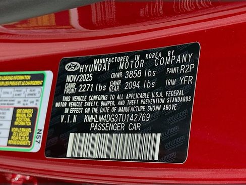 New 2026 Hyundai Elantra Sport w/ Cargo Package image 22