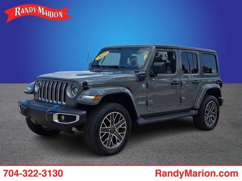 Used 2023 Jeep Wrangler Unlimited Sahara w/ Cold Weather Group AWD/4WD image 1