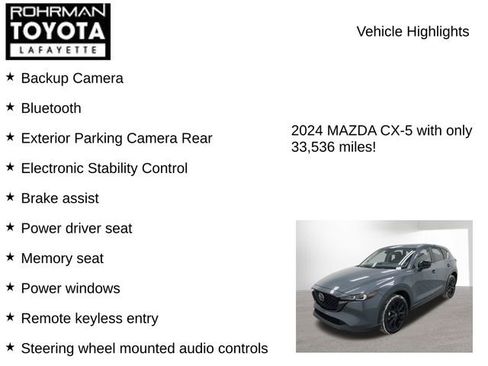 Used 2024 MAZDA CX-5 Carbon Edition image 7