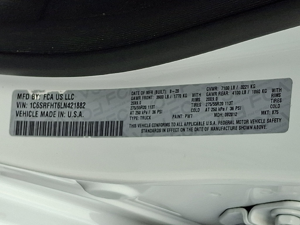 Used 2020 RAM 1500 Limited w/ Body Color Bumper Group AWD/4WD image 26