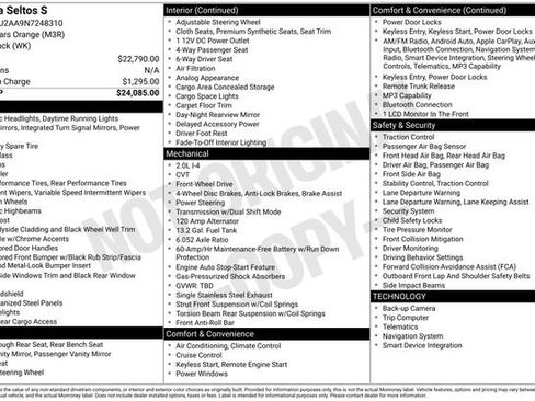 Used 2022 Kia Seltos S FWD image 10