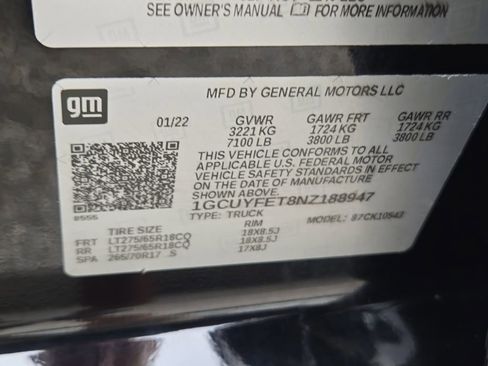 Used 2022 Chevrolet Silverado 1500 LT Trail Boss w/ Bed Protection Package image 15