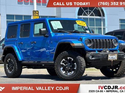 Used 2024 Jeep Wrangler Unlimited Rubicon 4xe AWD/4WD image 1