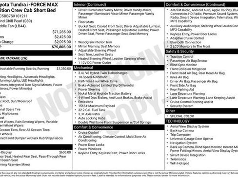 Used 2025 Toyota Tundra 1794 Edition AWD/4WD image 7
