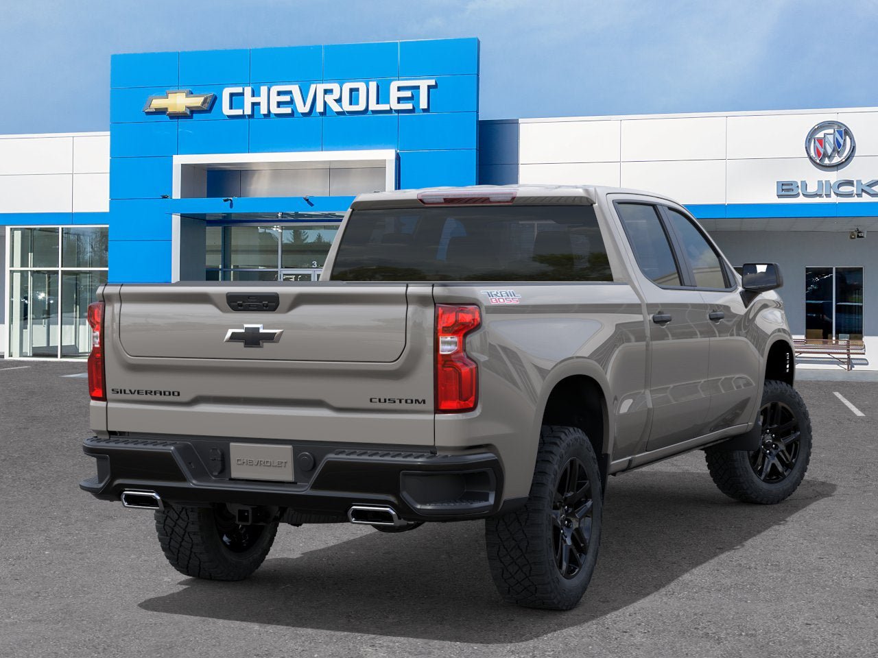 New 2026 Chevrolet Silverado 1500 Custom Trail Boss w/ Dark Appearance Package AWD/4WD image 4