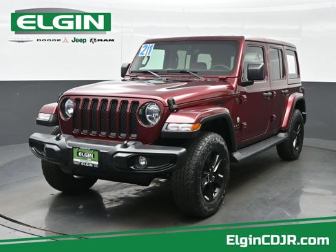 Used 2021 Jeep Wrangler Unlimited Sahara AWD/4WD image 1