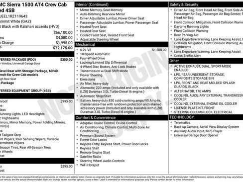 Certified 2024 GMC Sierra 1500 AT4 w/ AT4 Preferred Package AWD/4WD image 35