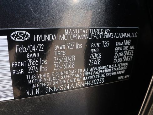 Used 2022 Hyundai Santa Fe SEL image 40