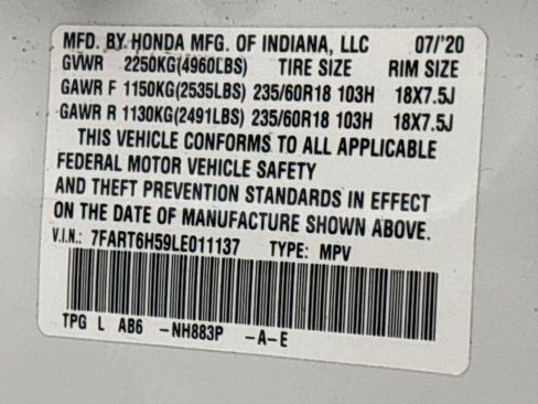 Certified 2020 Honda CR-V EX image 26