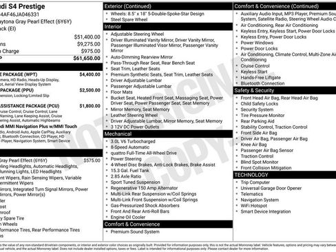 Used 2018 Audi S4 Prestige w/ Prestige Package image 37