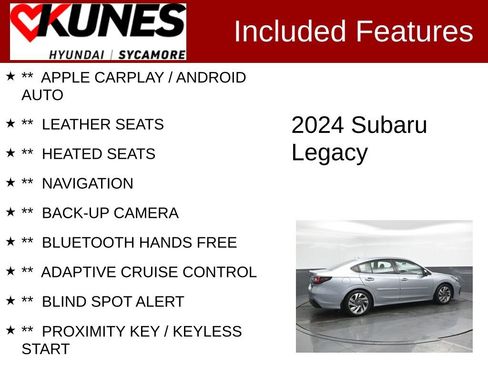 Used 2024 Subaru Legacy Limited image 2