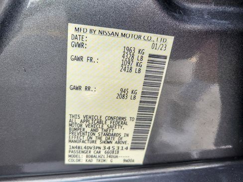 Used 2023 Nissan Altima 2.5 SV image 30