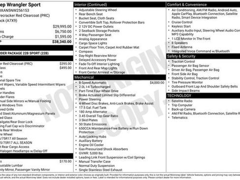 Used 2022 Jeep Wrangler Sport image 5