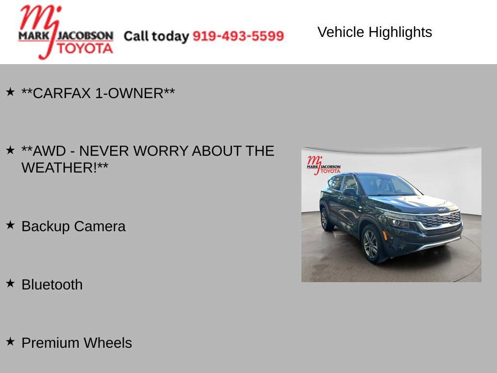 Used 2023 Kia Seltos LX AWD/4WD image 6