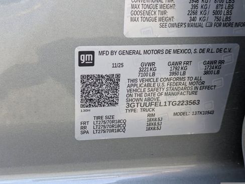 Used 2026 GMC Sierra 1500 AT4X AWD/4WD image 37