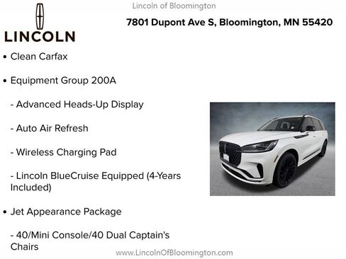 Used 2025 Lincoln Aviator Reserve w/ Jet Appearance Package AWD/4WD image 5