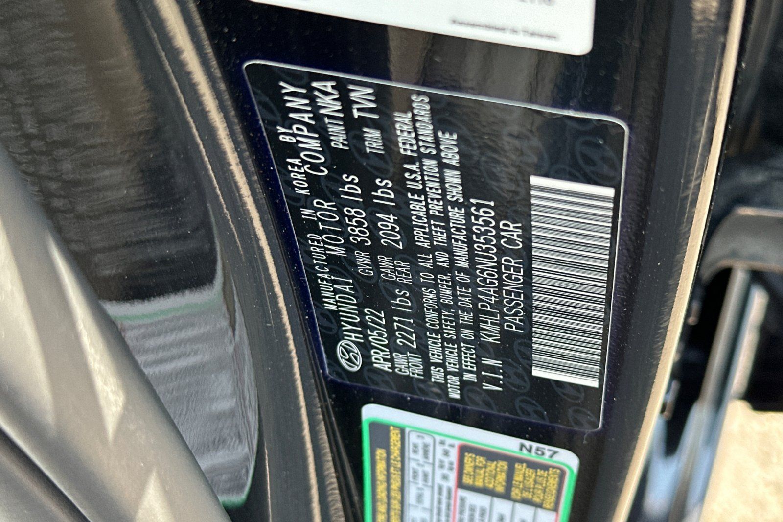 Used 2022 Hyundai Elantra Limited w/ Cargo Package FWD image 34