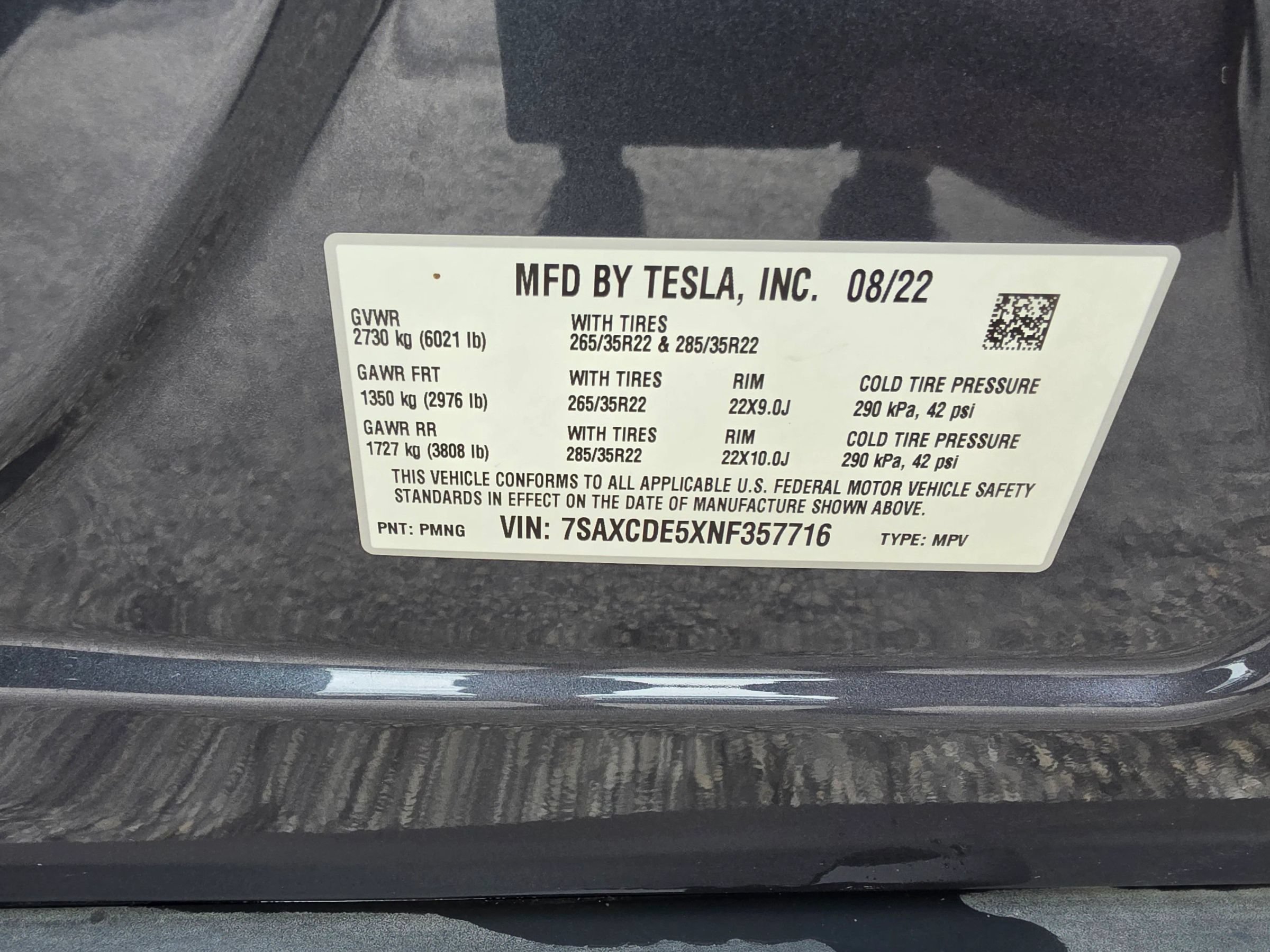 Used 2022 Tesla Model X AWD/4WD image 21