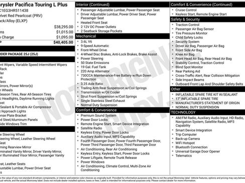 Used 2017 Chrysler Pacifica Touring-L Plus image 30