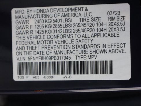 Used 2023 Honda Passport Elite image 62