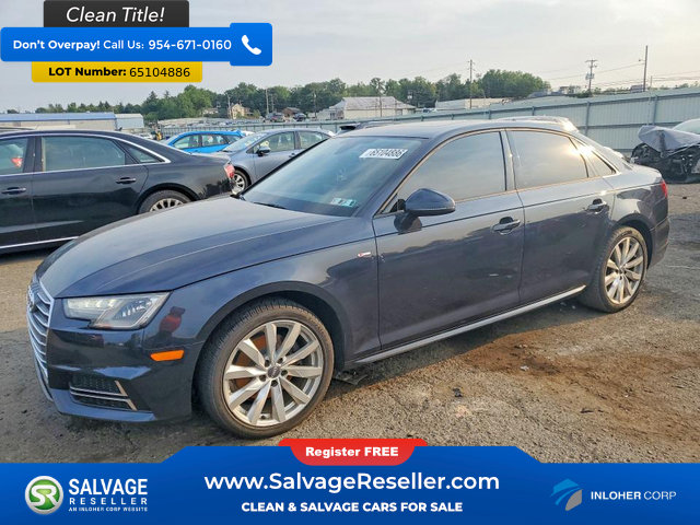 Used 2018 Audi A4 2.0T Ultra Premium w/ Convenience Package FWD image 1