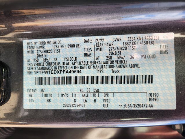 Certified 2023 Ford F150 Lariat w/ Equipment Group 502A High AWD/4WD image 27