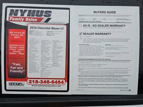 Used 2024 Chevrolet Blazer LT w/ Blazer LT Plus Package AWD/4WD image 59