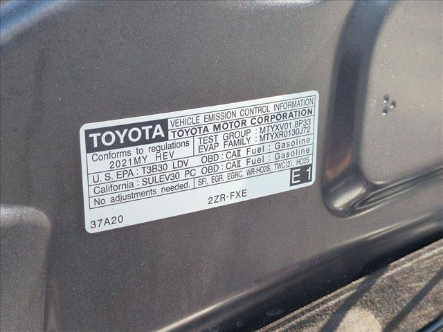 Used 2021 Toyota Prius XLE w/ Carpet Mat Package (TMS) FWD image 24