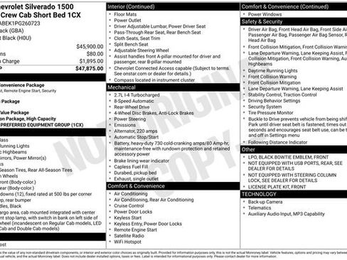 Used 2023 Chevrolet Silverado 1500 Custom image 1