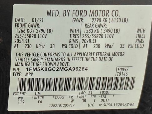 Used 2021 Ford Explorer ST w/ Equipment Group 401A AWD/4WD image 84