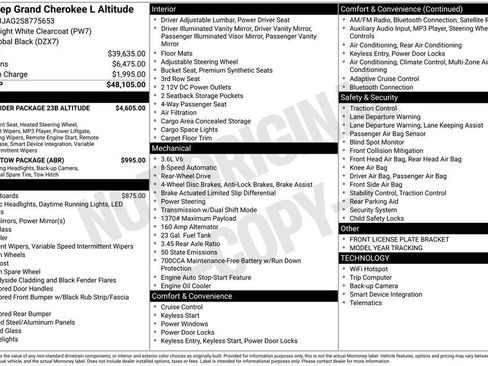 New 2025 Jeep Grand Cherokee L Laredo image 6