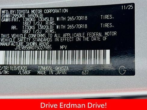 Certified 2026 Toyota 4Runner TRD Off-Road Premium AWD/4WD image 32