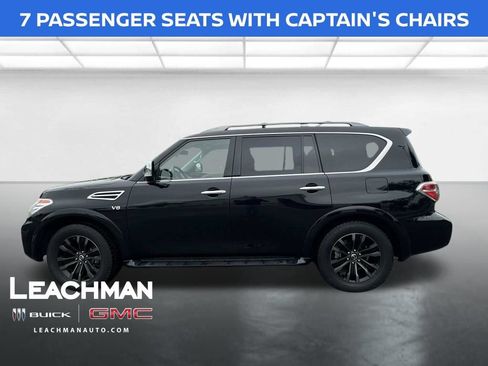 Used 2020 Nissan Armada Platinum w/ Captain's Chairs Package AWD/4WD image 2