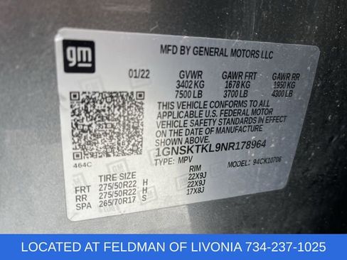 Certified 2022 Chevrolet Tahoe High Country image 35