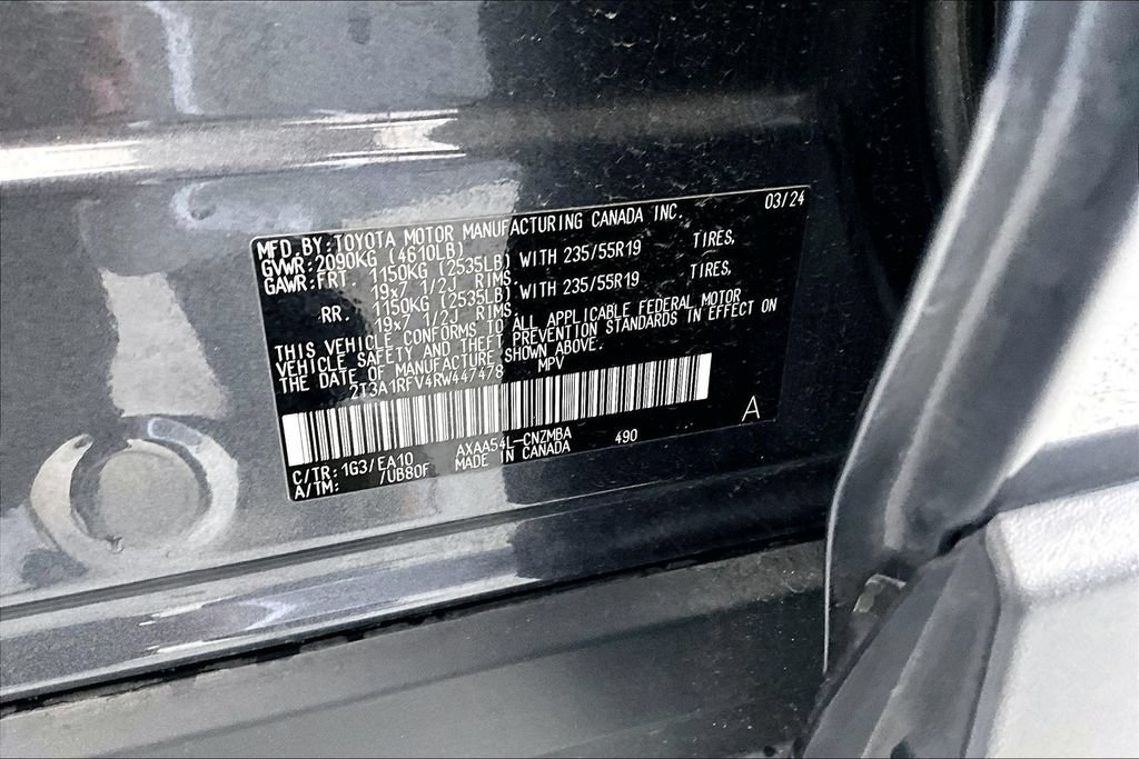 Used 2024 Toyota RAV4 XLE Premium w/ Weather Package AWD/4WD image 44