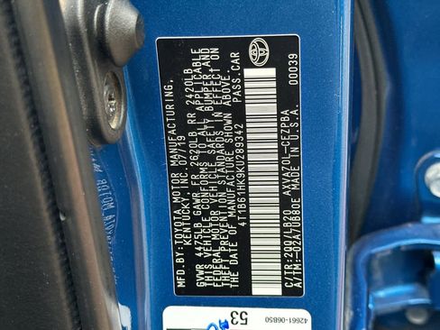 Used 2019 Toyota Camry XSE w/ Navigation Package image 37